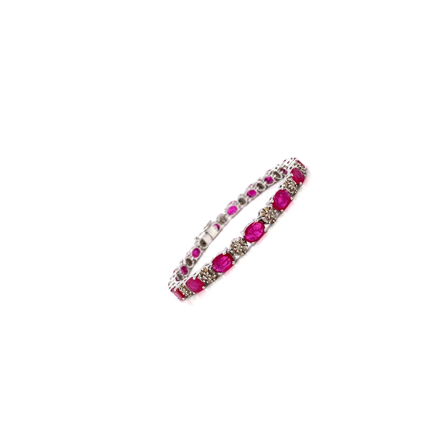 Ruby Bracelet in .925 Sterling Silver - KSD 49664