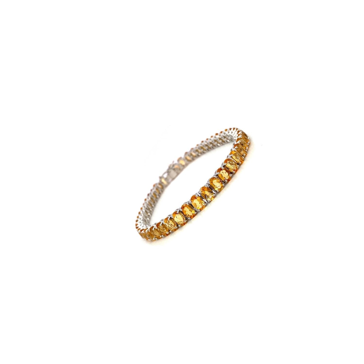 Citrine Bracelet in .925 Sterling Silver - KSD 49767