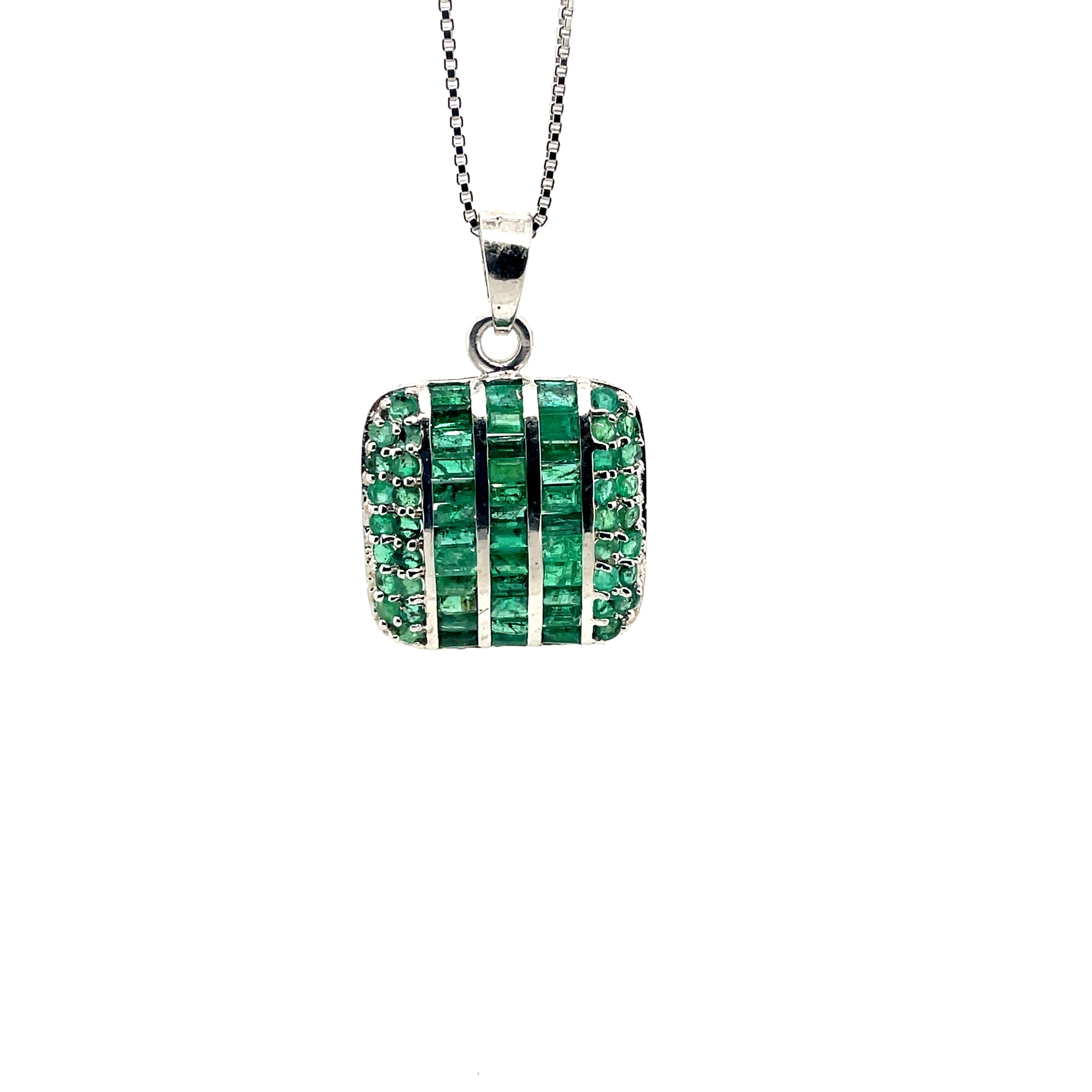 Sapphire Pendant in .925 Sterling Silver - KSP 35926