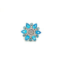 Blue Topaz Ring in .925 Sterling Silver - KSR 10016