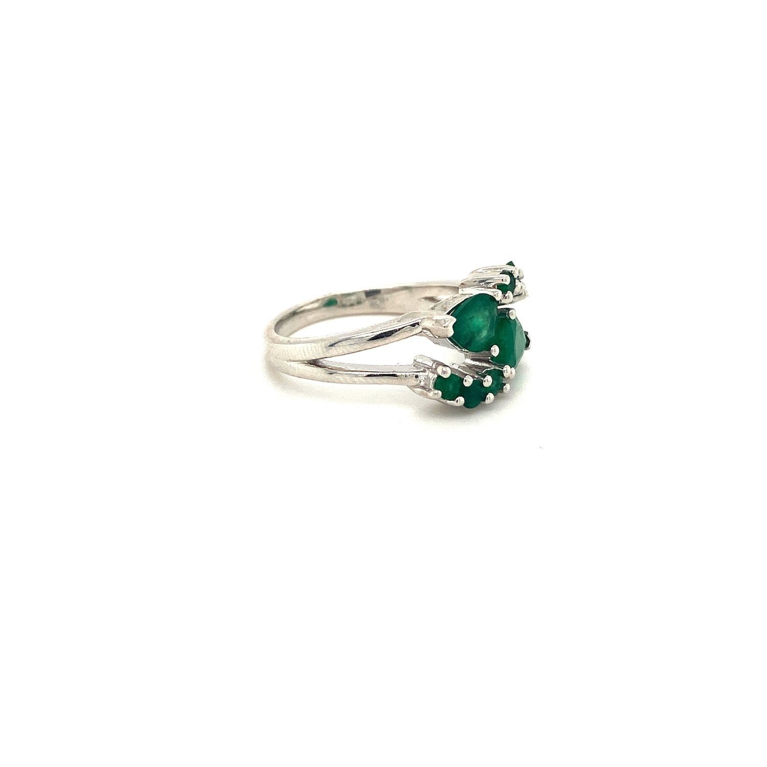 Emerald Ring in .925 Sterling Silver - KSR 11071