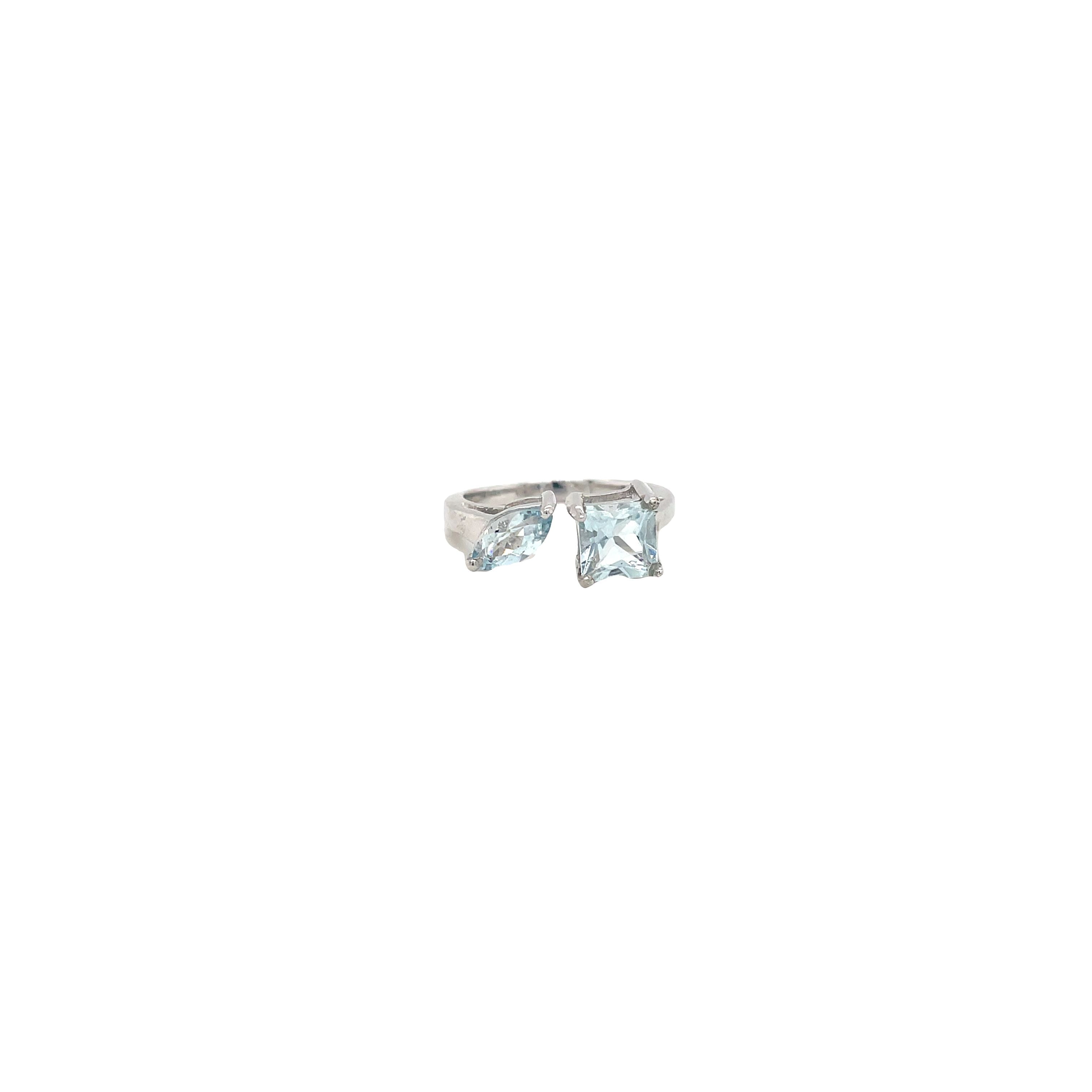 Multi Tourmaline Ring In .925 Sterling Silver - KSR 10020