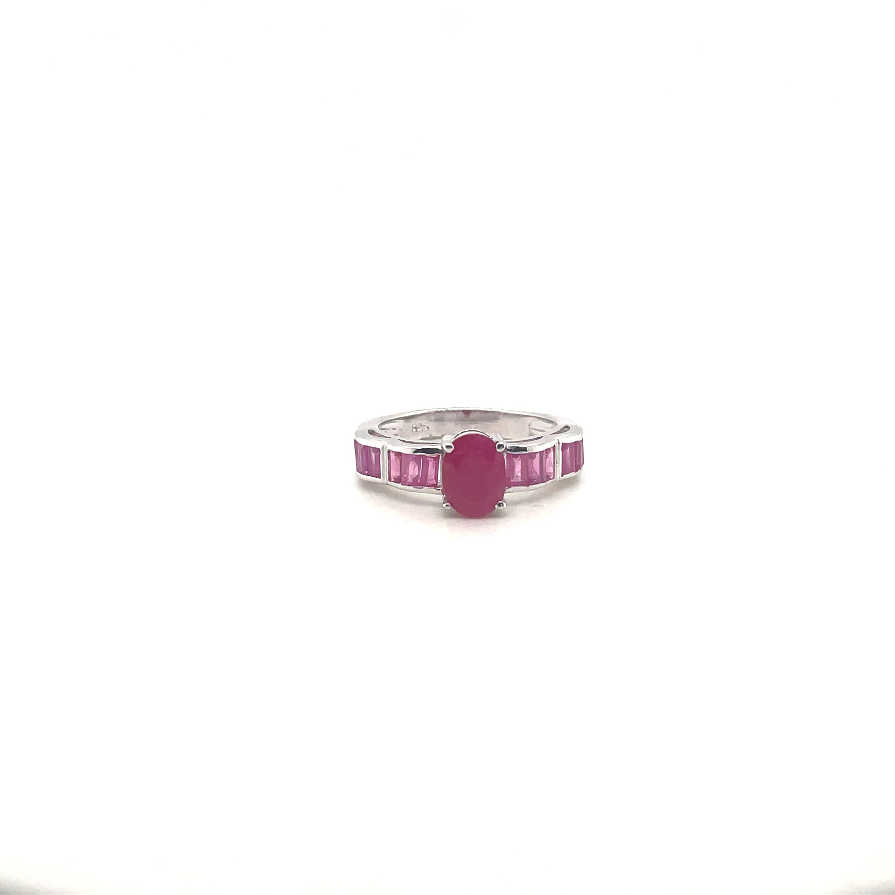 Sapphire Ring in .925 Sterling Silver - KSR 12224