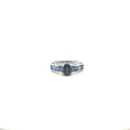 Sapphire Ring in .925 Sterling Silver - KSR 12224