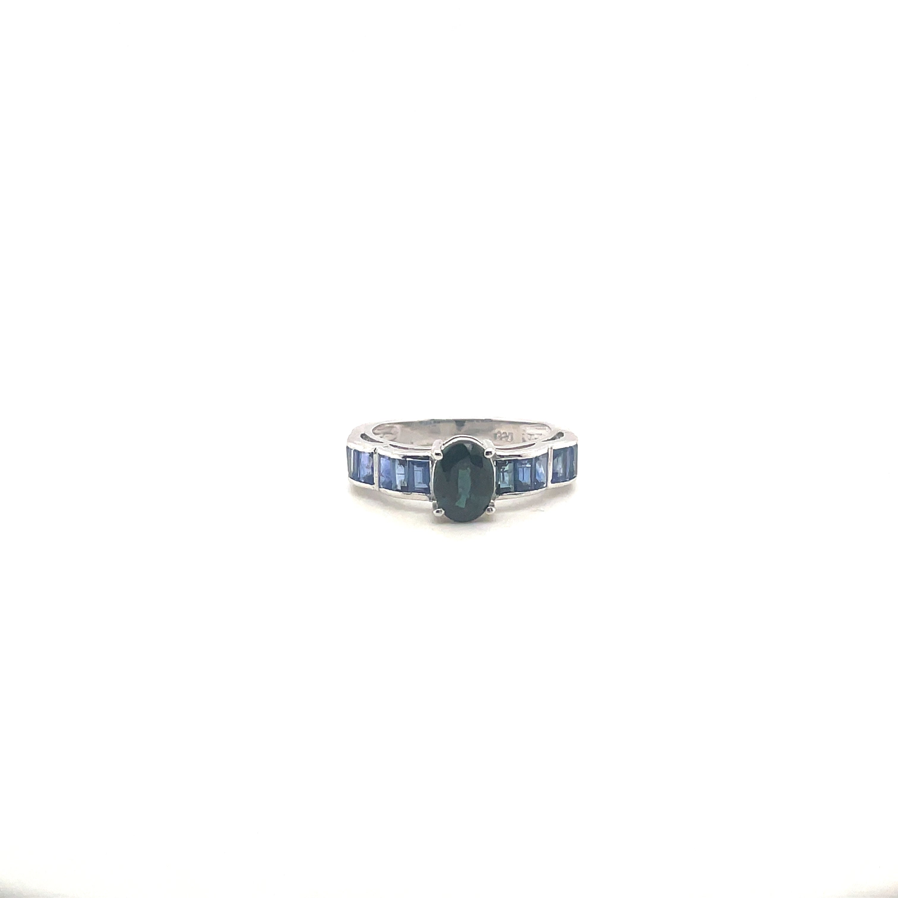Sapphire Ring in .925 Sterling Silver - KSR 12224