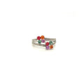 Multi Sapphire Ring in .925 Sterling Silver - KSR 12609