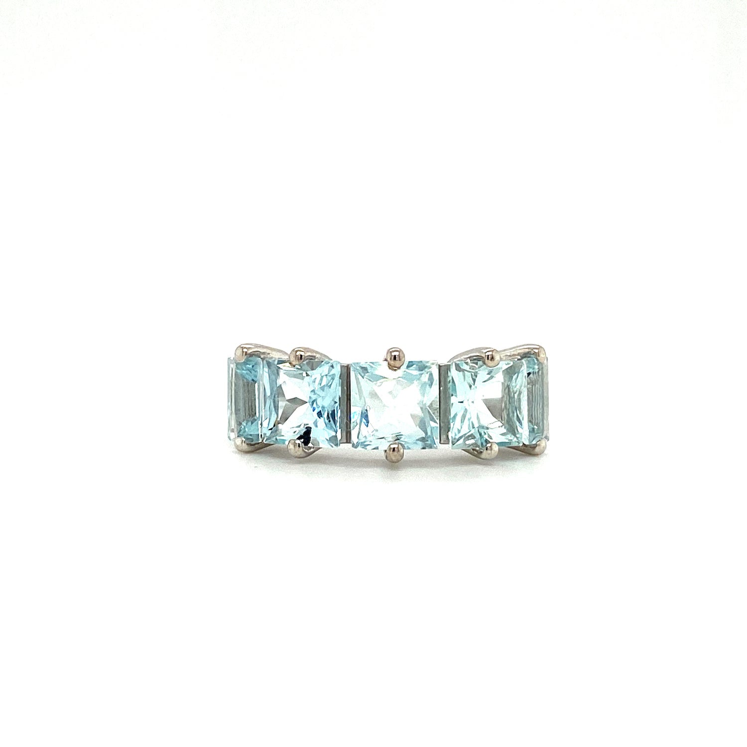 Aquamarine Ring in .925 Sterling Silver KSR - 12695