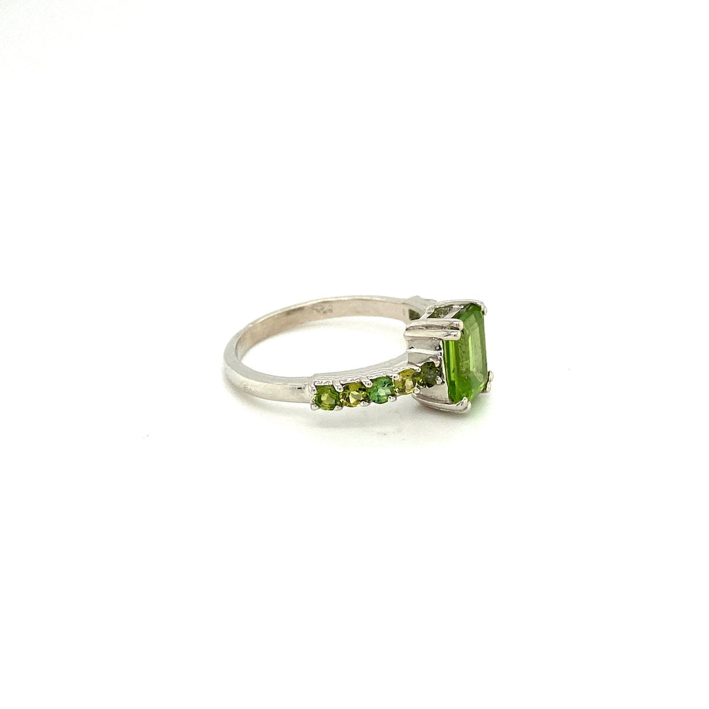 Peridot Ring in .925 Sterling Silver KSR - 13339