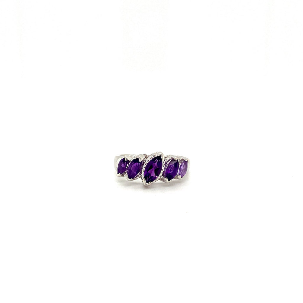 Amethyst Ring in .925 Sterling Silver - KSR 13545