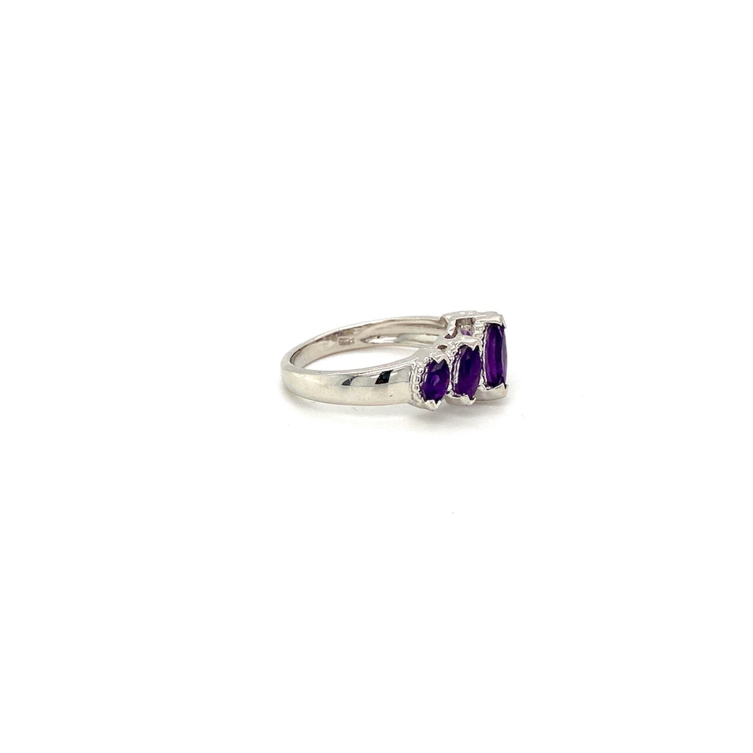 Amethyst Ring in .925 Sterling Silver - KSR 13545