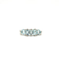 Aquamarine Ring in .925 Sterling Silver KSR - 13634