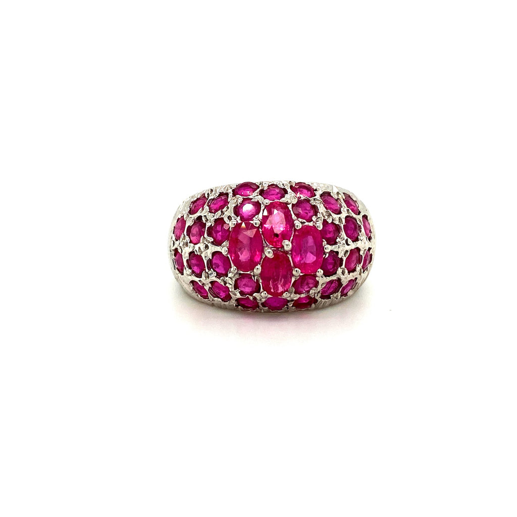 Ruby Ring in .925 Sterling Silver - KSR 13754