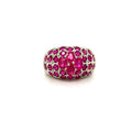 Ruby Ring in .925 Sterling Silver - KSR 13754