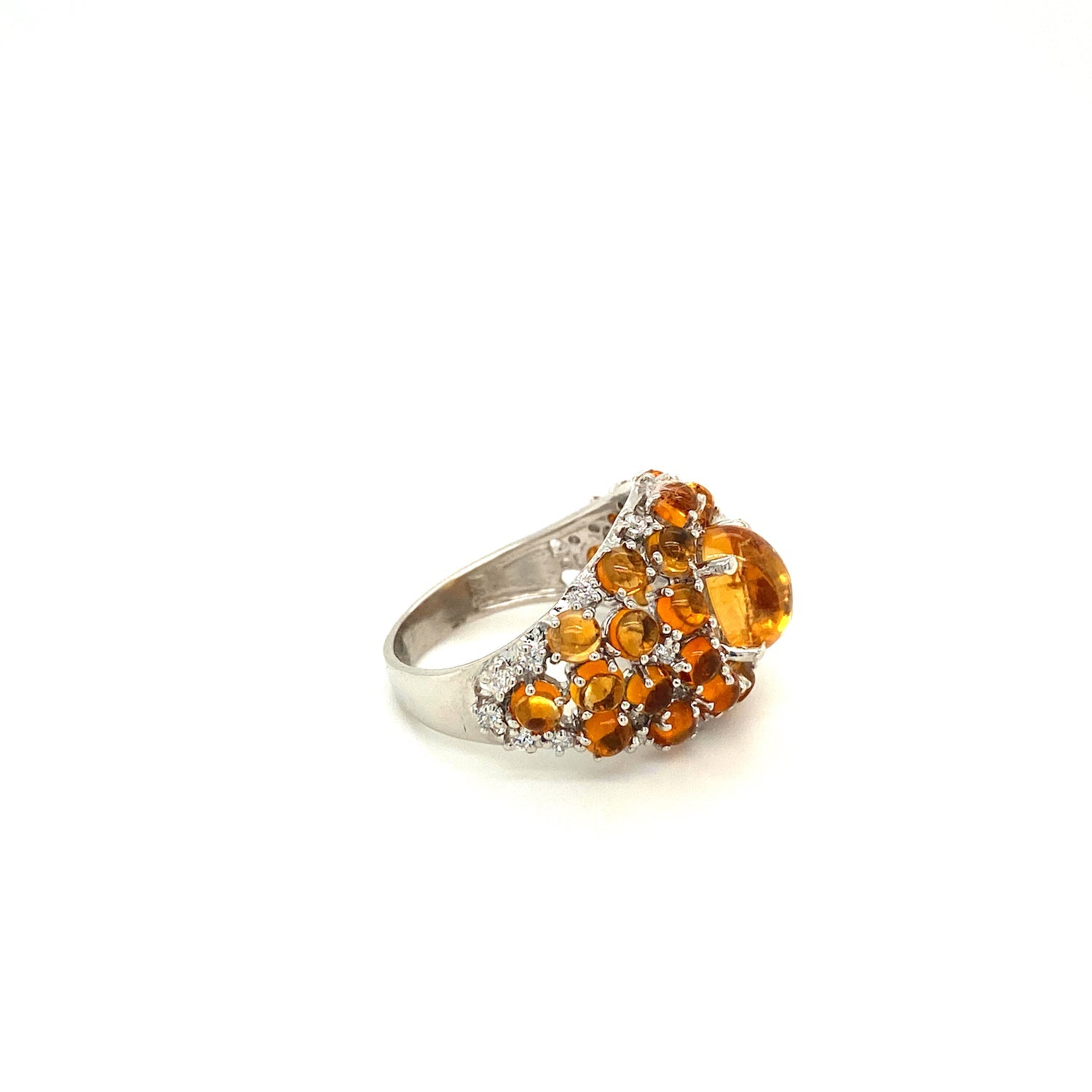 Citrine Ring in .925 Sterling Silver KSR - 14037