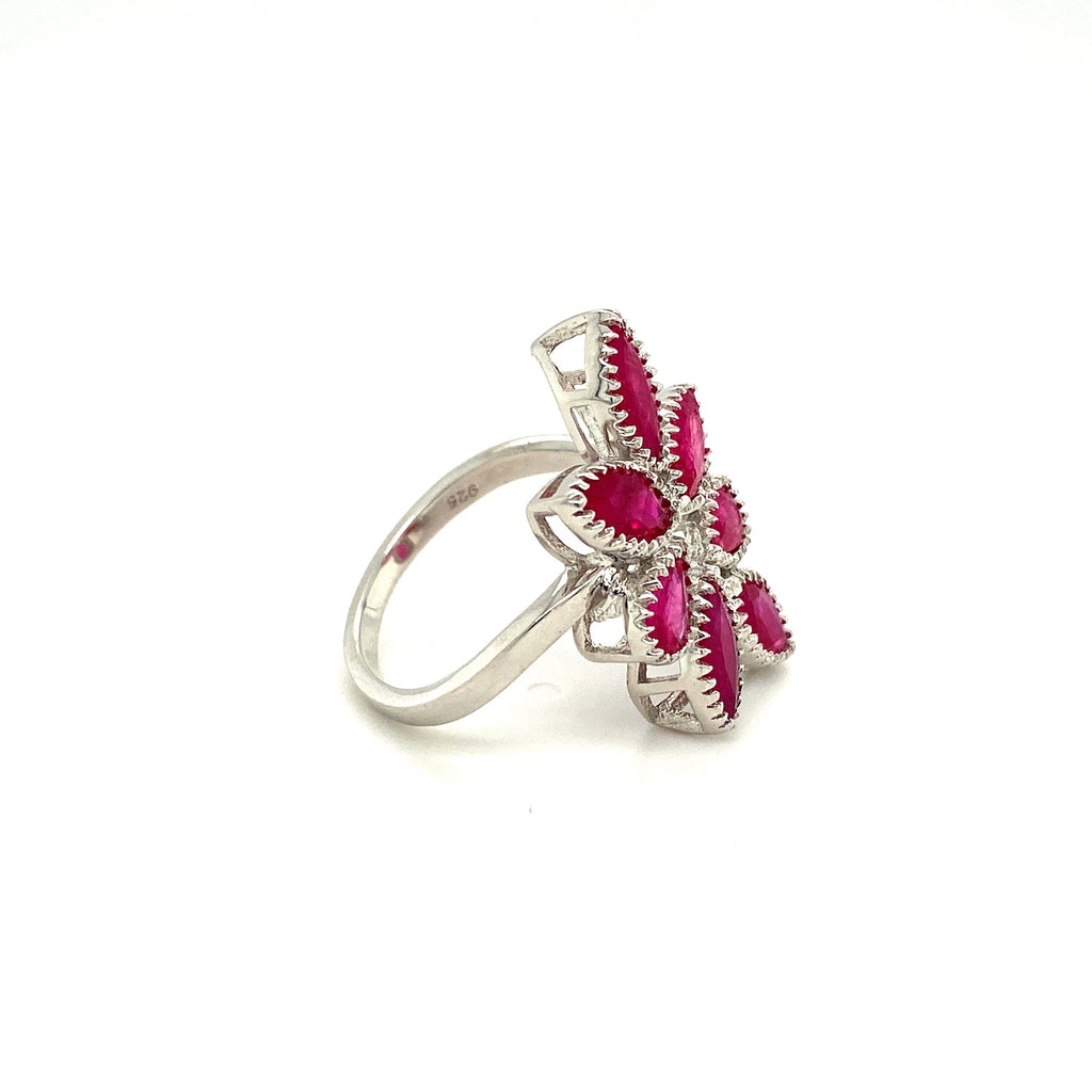 Ruby Ring in .925 Sterling Silver - KSR 15392