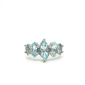 Aquamarine Ring in .925 Sterling Silver KSR - 15657