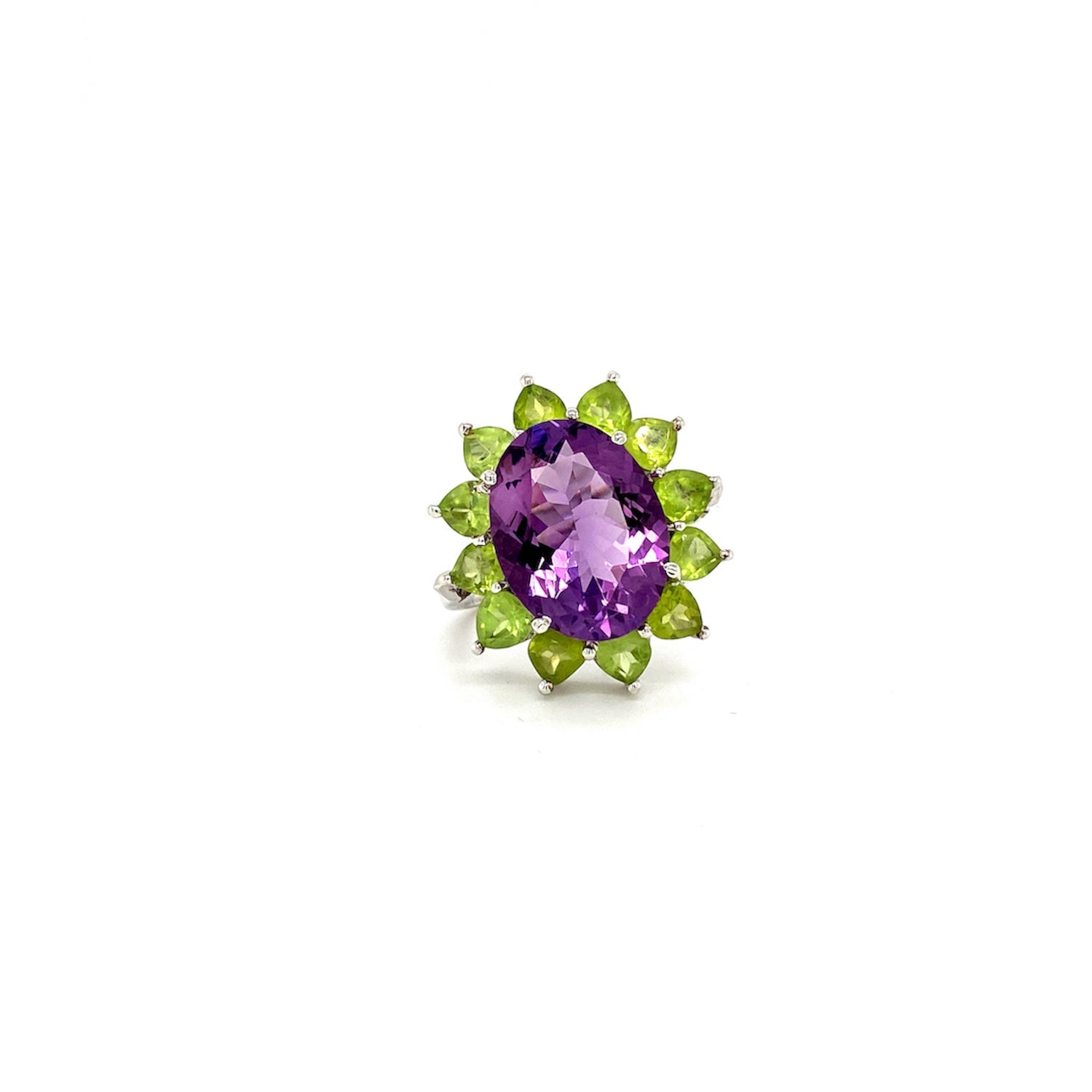 Amethyst Ring in .925 Sterling Silver - KSR 1600