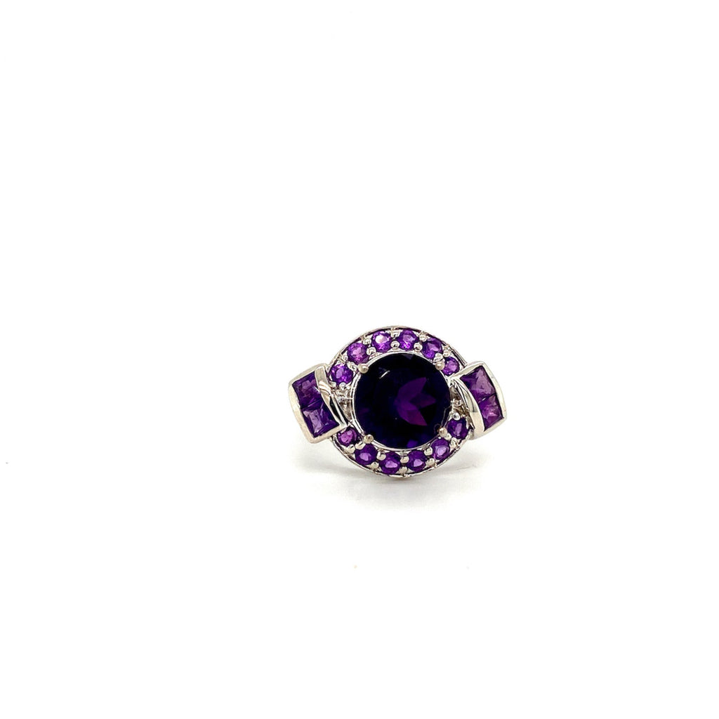 Amethyst Ring in .925 Sterling Silver - KSR 16777