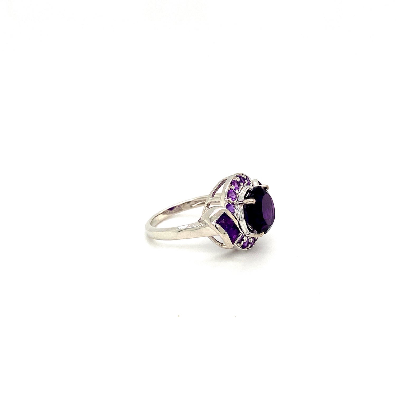 Amethyst Ring in .925 Sterling Silver - KSR 16777