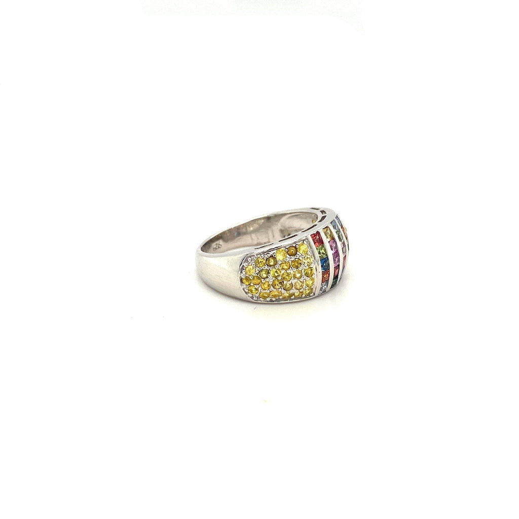 Multi Sapphire Ring in .925 Sterling Silver - KSR 17227