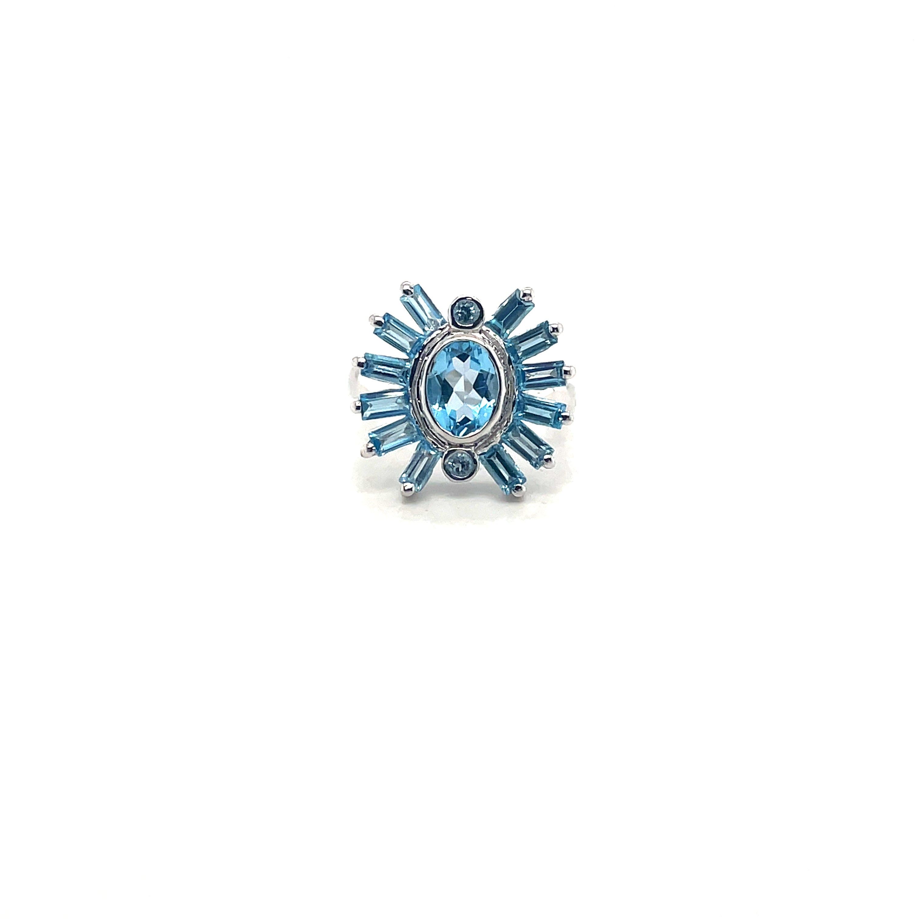 Garnet Ring in .925 Sterling Silver - KSR 17343