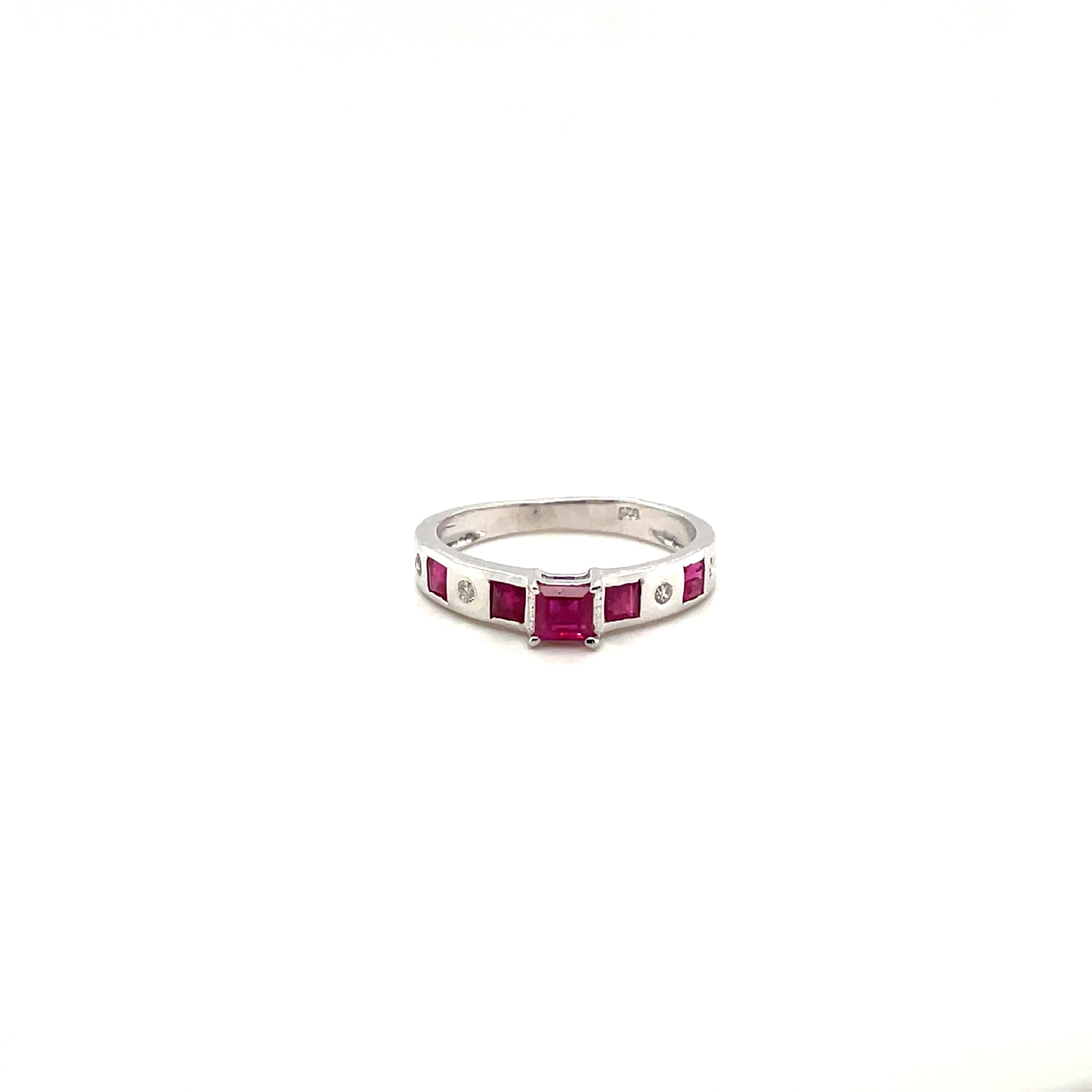 Sapphire Ring in .925 Sterling Silver - KSR 18526