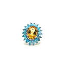 Citrine Ring in .925 Sterling Silver KSR - 18849