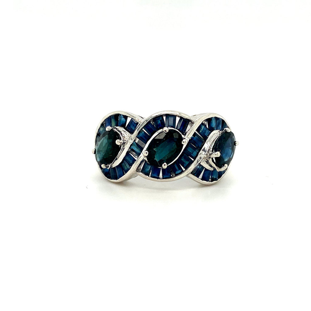 Sapphire Ring in .925 Sterling Silver - KSR 19381