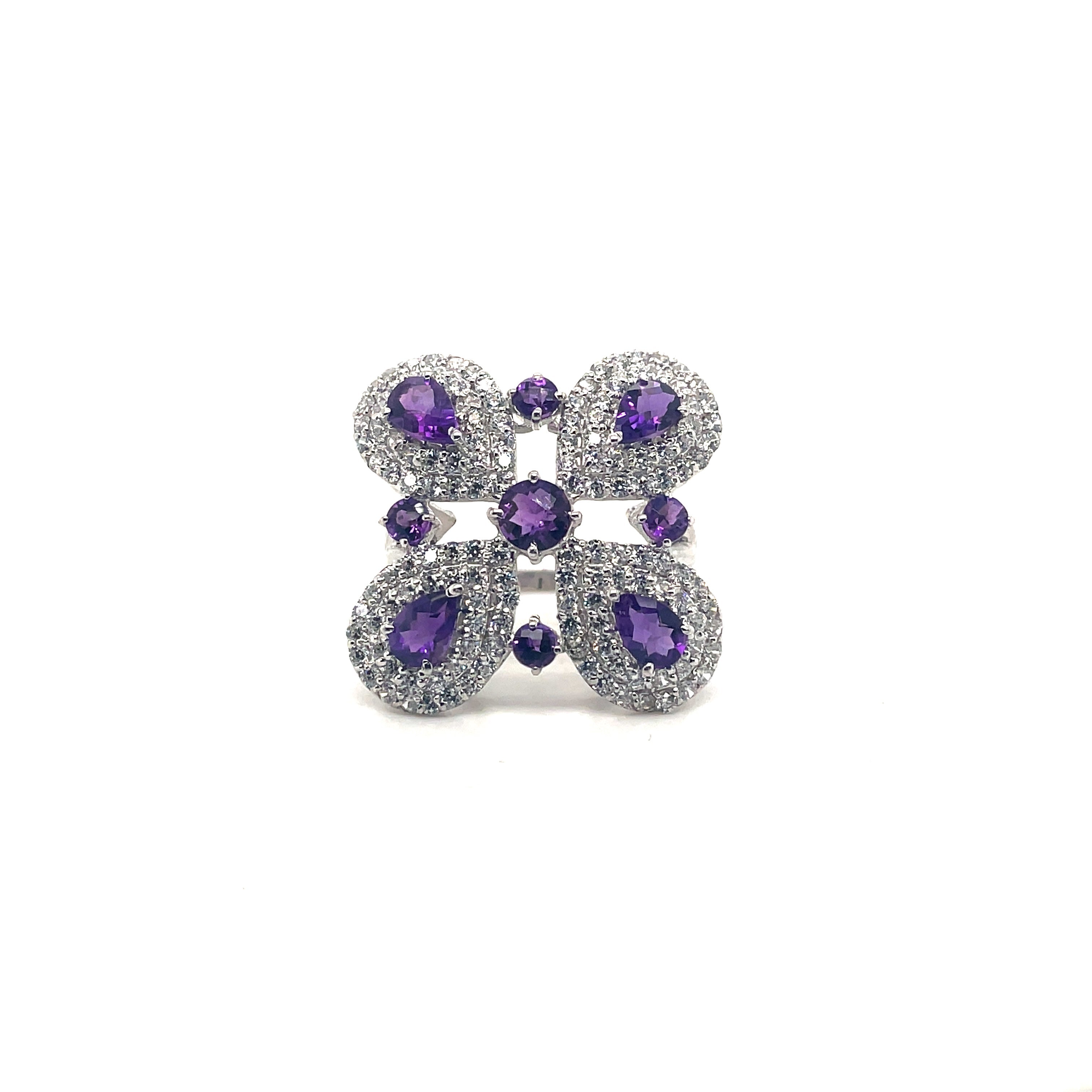 Smoky Topaz Ring in .925 Sterling Silver KSR - 19624