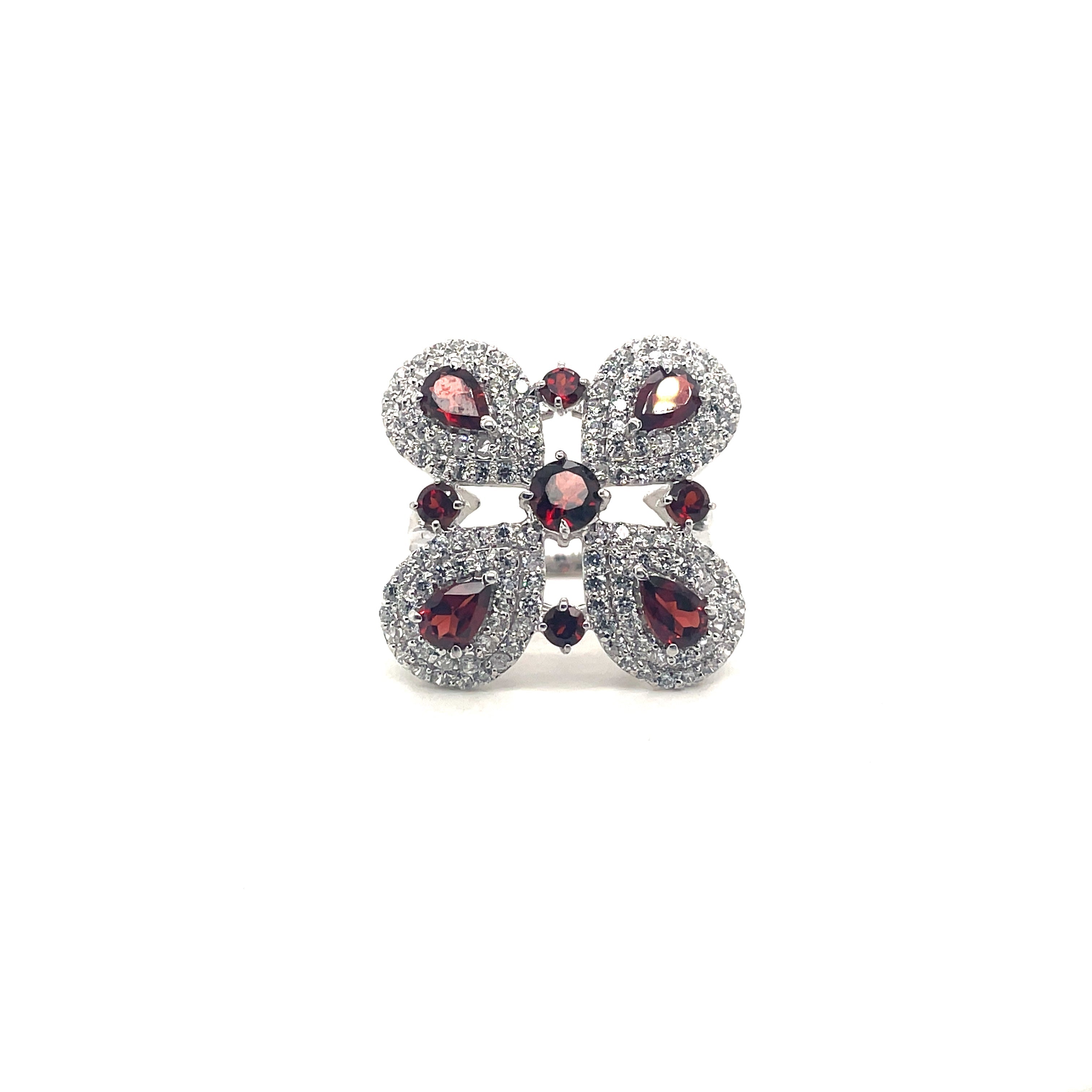 Smoky Topaz Ring in .925 Sterling Silver KSR - 19624