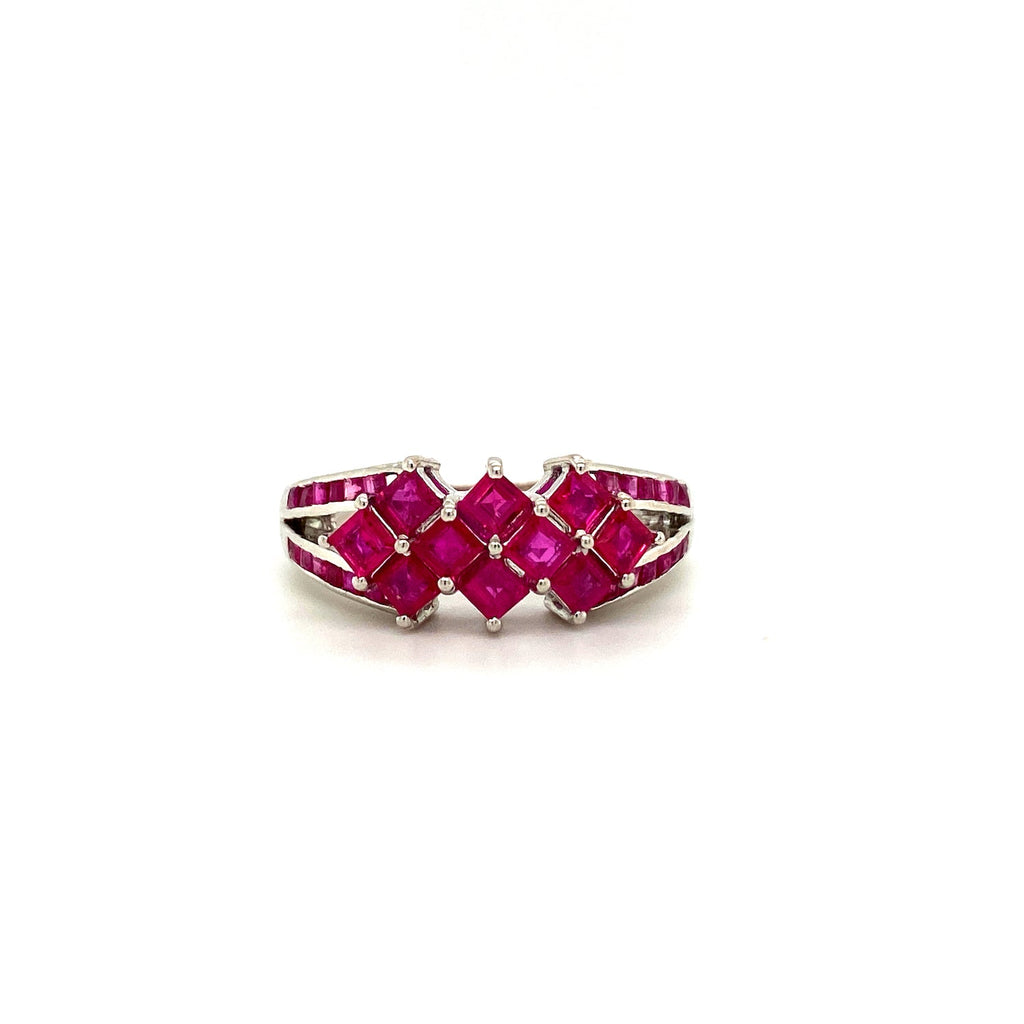 Ruby Ring in .925 Sterling Silver - KSR 19830