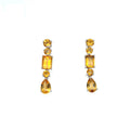 Citrine Earring in .925 Sterling Silver - KST 51267
