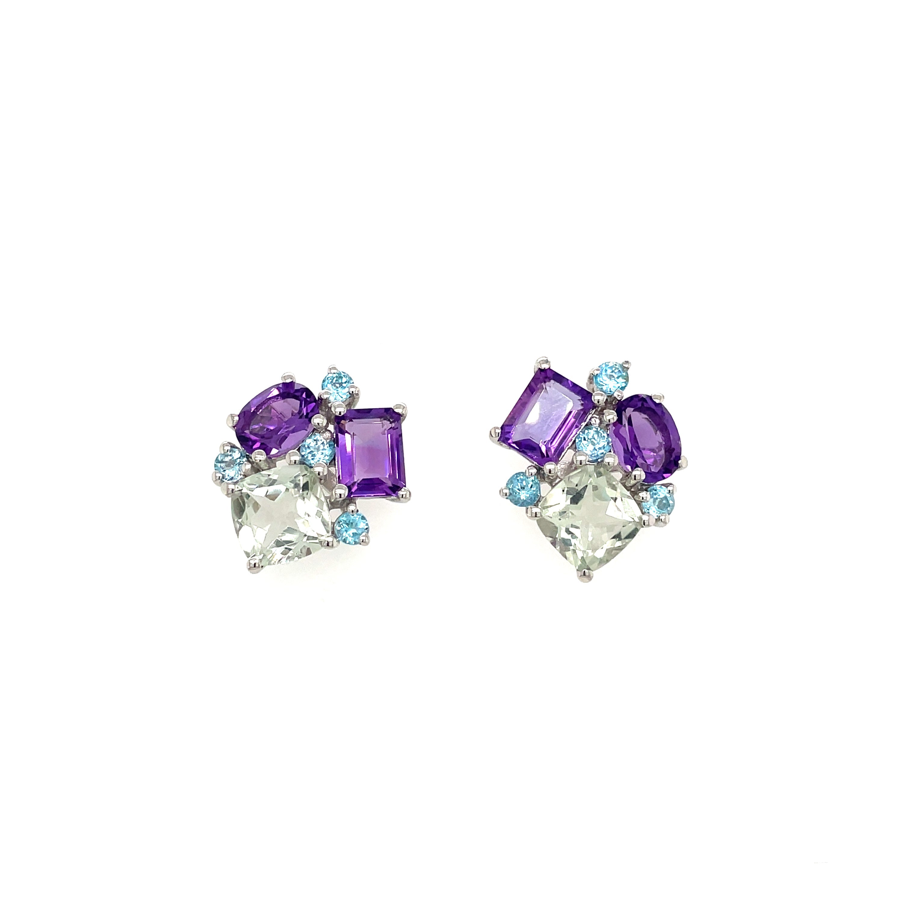 Citrine Earring in .925 Sterling Silver - KST 56348