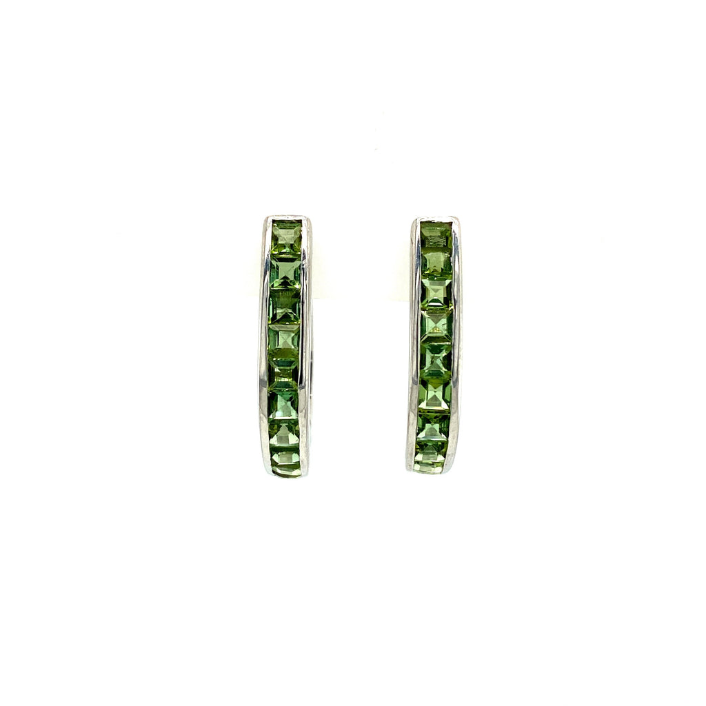 Peridot Earring in .925 Sterling Silver - KST 59586