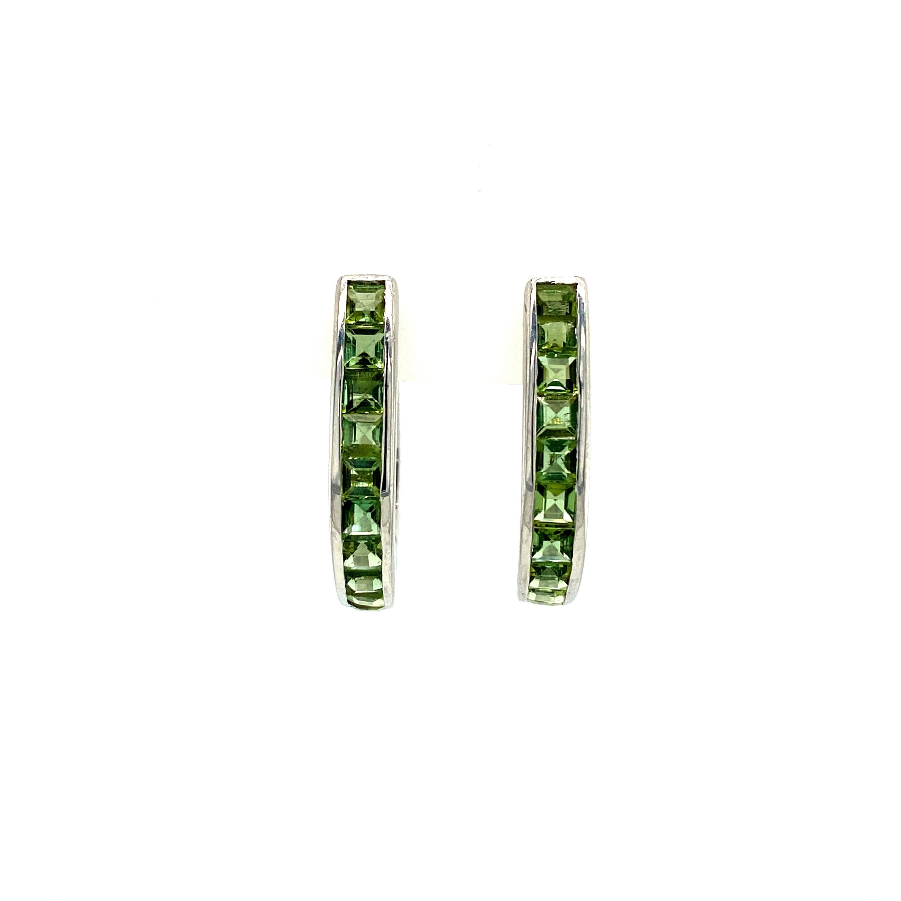 Peridot Earring in .925 Sterling Silver - KST 59586