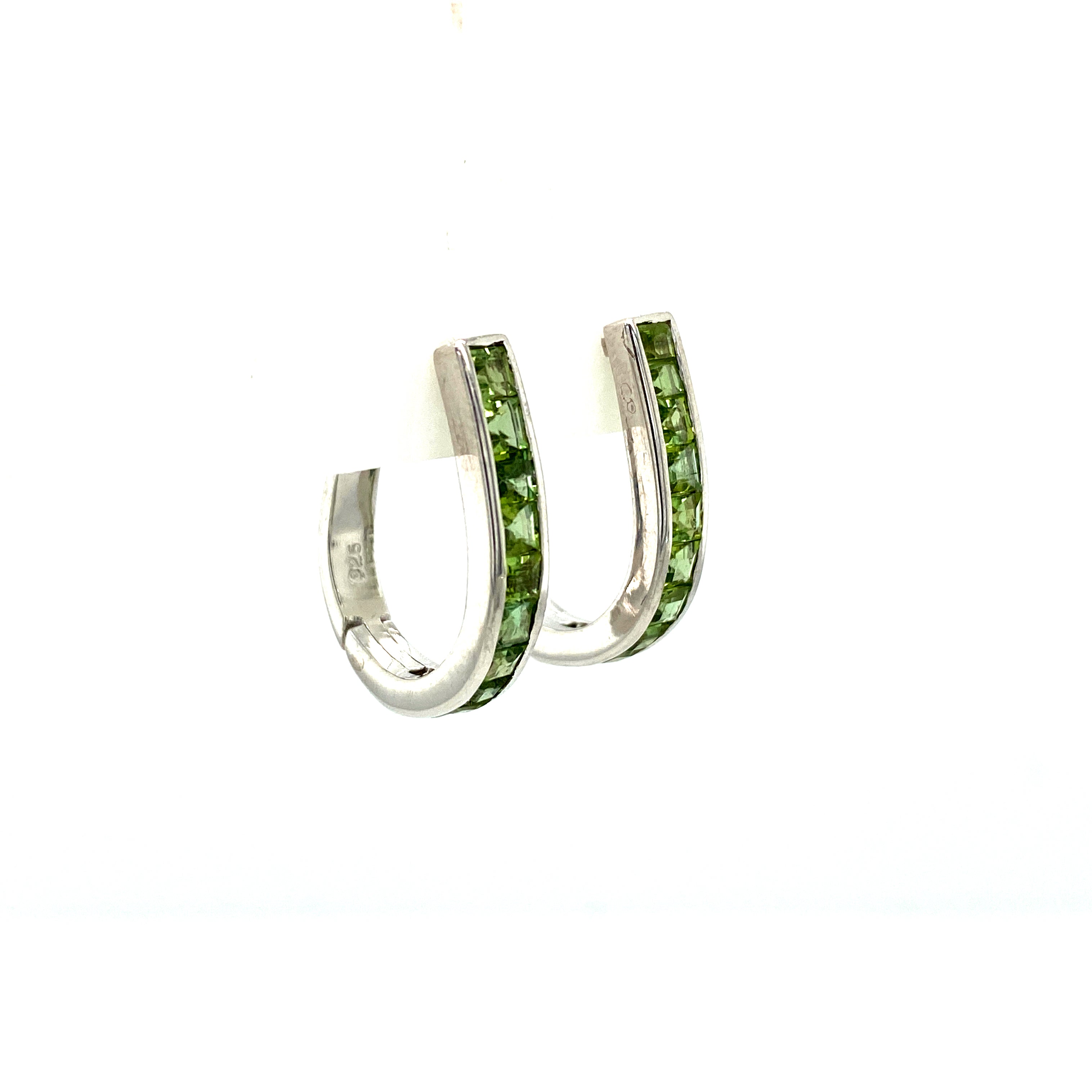 Peridot Earring in .925 Sterling Silver - KST 59586