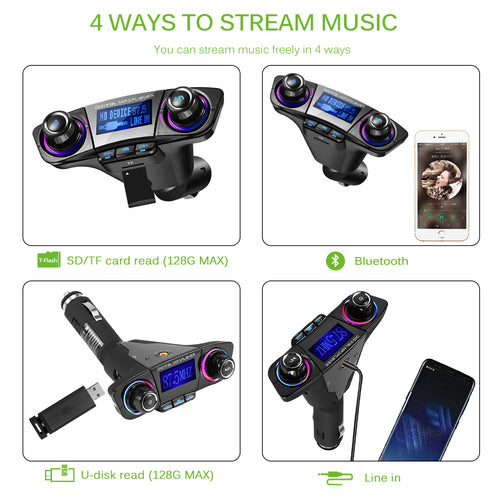 BT06 Car FM Transmitter MP3 Player Audio Receiver
