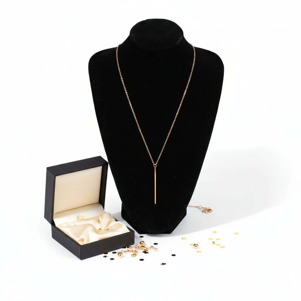 Gold & Silver Plated Pendant Chain – Unisex Statement Necklace