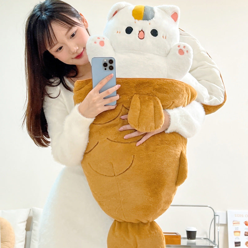 Radish Rabbit Plush Cat and Dog Pillow Toy
