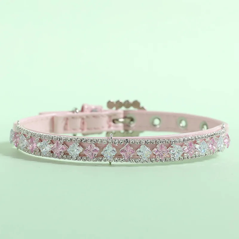 Luxury Cat Puppy Pearl Necklace Rhinestone Collar for Cats Small Dogs Ragdoll Cat Sphynx Necklaces Pet Accessories collier chat-6