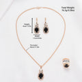 Luxury 5-Piece Women's Rhinestone Watch  Jewelry Gift Set