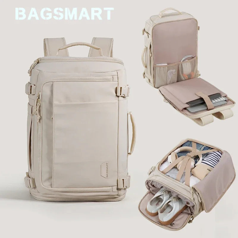 Vacuum Compression Travel Backpack