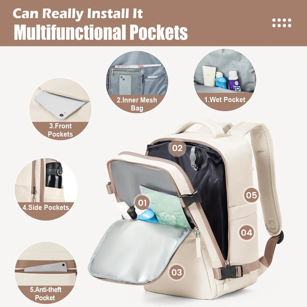Vacuum Compression Travel Backpack