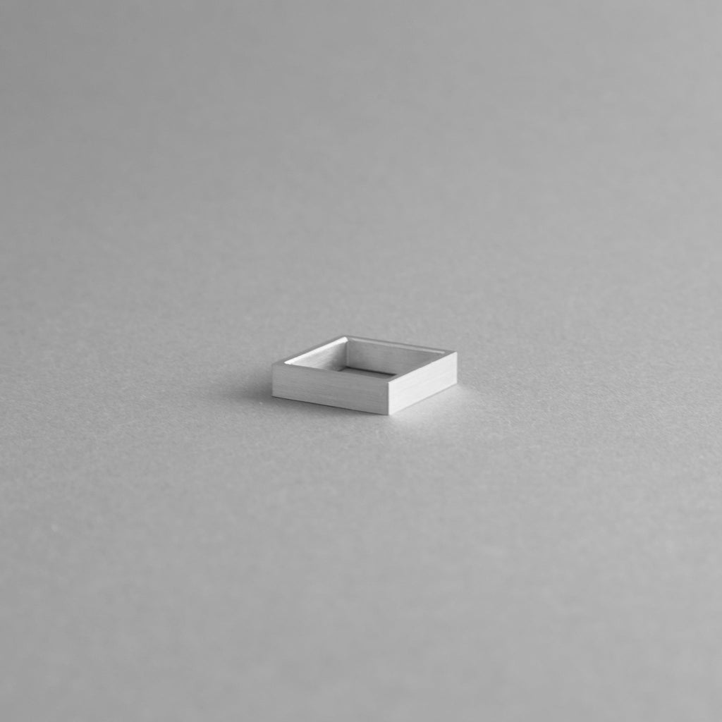 MODERN MINIMAL SQUARE RINGS | Set of 3 Stacking Rings