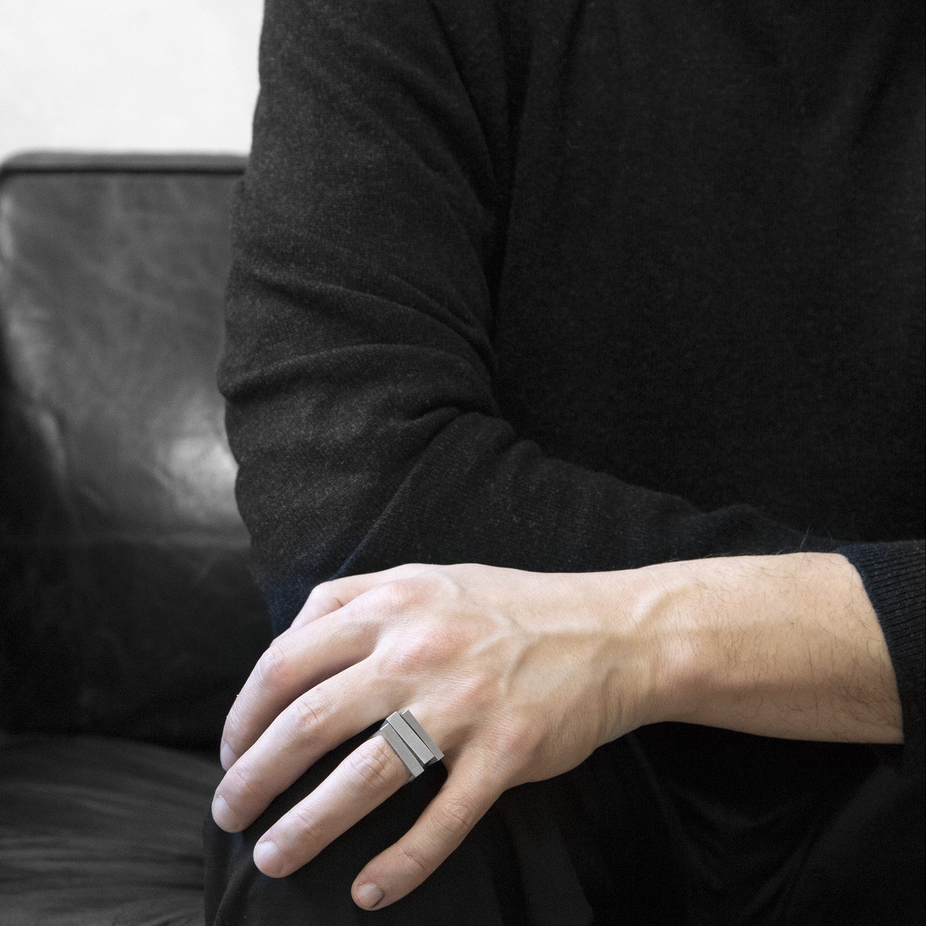 MODERN MINIMAL SQUARE RINGS | Set of 3 Stacking Rings