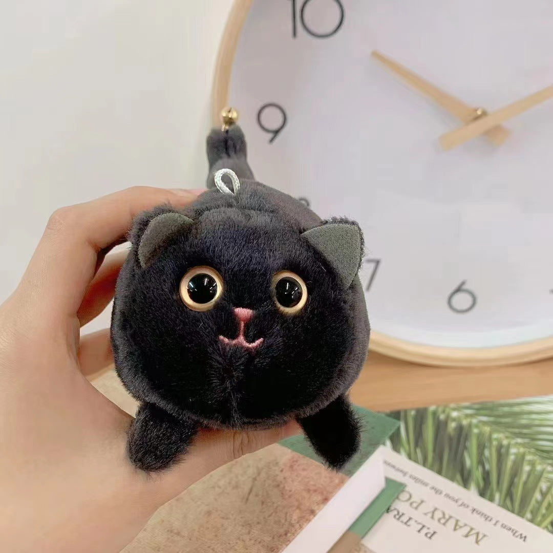Wagging Tail Cat and Little Bunny Lucky Plush Drawstring Toys
