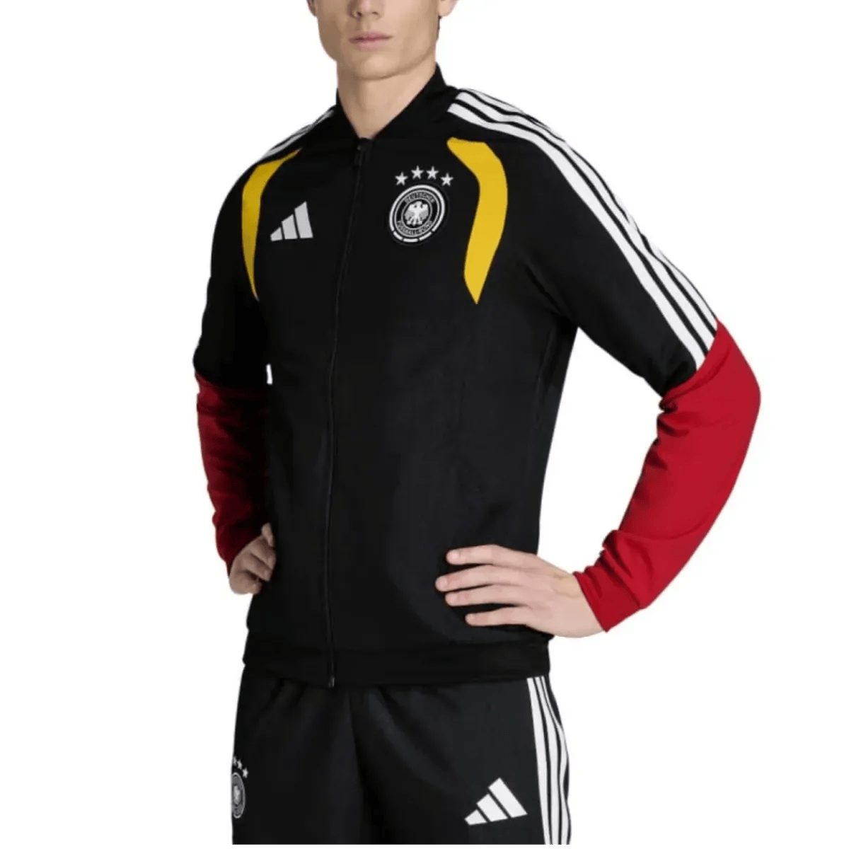 Germany black training presentation soccer tracksuit 2026/27 - Adidas-0