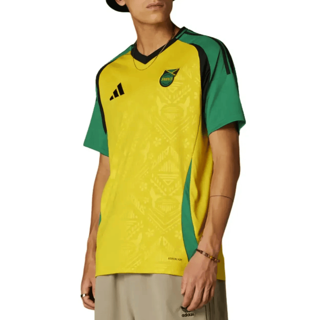 Jamaica national team Home soccer jersey 2024/25 - Adidas