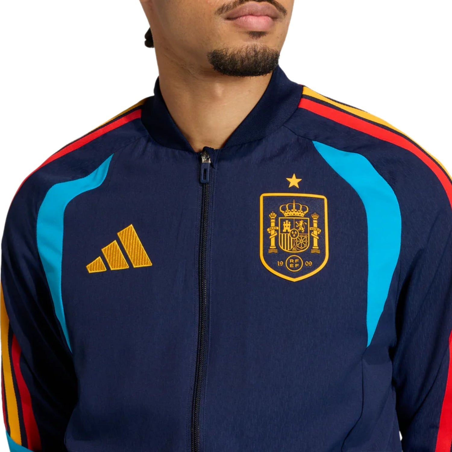Spain navy training presentation soccer tracksuit 2026/27 - Adidas