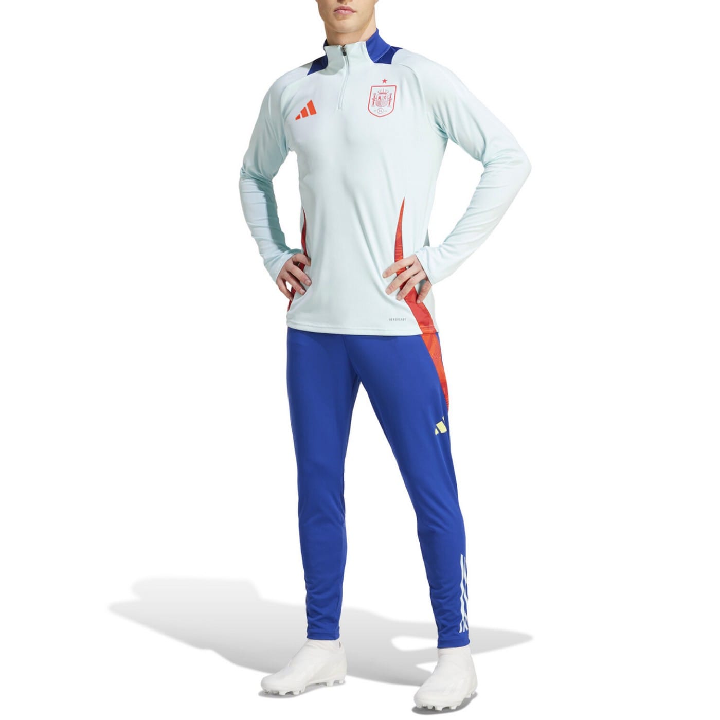 Spain light blue training technical Soccer tracksuit 2024/25 - Adidas-2